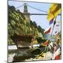 The Return to Bristol of Brunel's Great Ship the Ss Great Britain-English School-Mounted Giclee Print