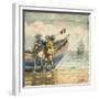 The Return, Tynemouth, 1881-Winslow Homer-Framed Giclee Print