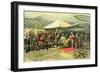 The Return Visit of the Viceroy to the Maharajah of Cashmere, 1863-William Simpson-Framed Giclee Print