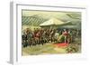 The Return Visit of the Viceroy to the Maharajah of Cashmere, 1863-William Simpson-Framed Giclee Print