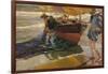 The Returned of the Fishing-Joaquín Sorolla y Bastida-Framed Giclee Print