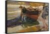 The Returned of the Fishing-Joaquín Sorolla y Bastida-Framed Stretched Canvas