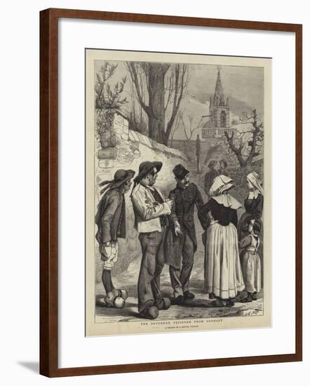 The Returned Prisoner from Germany-null-Framed Giclee Print