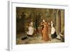 The Reunion, 1884-Ludwig Knaus-Framed Giclee Print