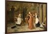 The Reunion, 1884-Ludwig Knaus-Framed Giclee Print