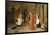 The Reunion, 1884-Ludwig Knaus-Framed Giclee Print