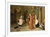 The Reunion, 1884-Ludwig Knaus-Framed Giclee Print