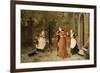 The Reunion, 1884-Ludwig Knaus-Framed Giclee Print