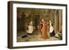 The Reunion, 1884-Ludwig Knaus-Framed Giclee Print