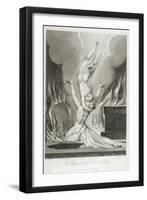 The Reunion of the Soul and the Body, Pl.13-William Blake-Framed Giclee Print