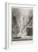 The Reunion of the Soul and the Body, Pl.13-William Blake-Framed Giclee Print