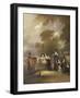 The Rev and Mrs Henry Palmer with their Six Younger Children at Withcote Hall-John E. Ferneley-Framed Giclee Print