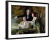 The Rev. D'Ewes Coke, His Wife Hannah and Daniel Parker Coke, M.P., c.1780-82-Joseph Wright of Derby-Framed Giclee Print