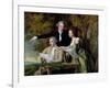 The Rev. D'Ewes Coke, His Wife Hannah and Daniel Parker Coke, M.P., c.1780-82-Joseph Wright of Derby-Framed Giclee Print