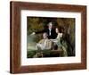 The Rev. D'Ewes Coke, His Wife Hannah and Daniel Parker Coke, M.P., c.1780-82-Joseph Wright of Derby-Framed Giclee Print
