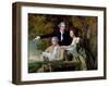 The Rev. D'Ewes Coke, His Wife Hannah and Daniel Parker Coke, M.P., c.1780-82-Joseph Wright of Derby-Framed Giclee Print