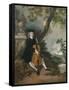 The Rev. John Chafy Playing the Violoncello in a Landscape-Thomas Gainsborough-Framed Stretched Canvas