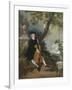 The Rev. John Chafy Playing the Violoncello in a Landscape-Thomas Gainsborough-Framed Giclee Print