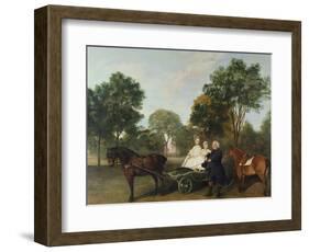 The Rev. Robert Carter Thelwall and Family, 1776-George Stubbs-Framed Giclee Print