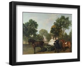 The Rev. Robert Carter Thelwall and Family, 1776-George Stubbs-Framed Giclee Print