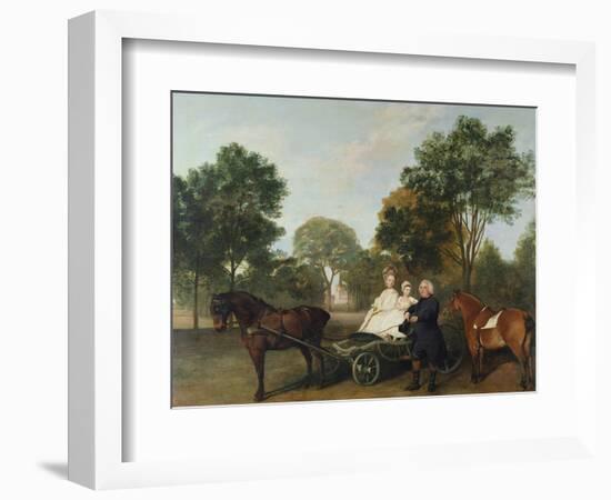 The Rev. Robert Carter Thelwall and Family, 1776-George Stubbs-Framed Giclee Print