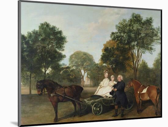 The Rev. Robert Carter Thelwall and Family, 1776-George Stubbs-Mounted Giclee Print