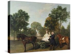 The Rev. Robert Carter Thelwall and Family, 1776-George Stubbs-Stretched Canvas