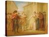 The Revelation of Olivia's Betrothal, from Act V, Scene I of 'Twelfth Night', C.1790-William Hamilton-Stretched Canvas