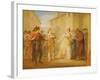 The Revelation of Olivia's Betrothal, from Act V, Scene I of 'Twelfth Night', C.1790-William Hamilton-Framed Giclee Print