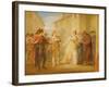 The Revelation of Olivia's Betrothal, from Act V, Scene I of 'Twelfth Night', C.1790-William Hamilton-Framed Giclee Print