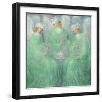 The Revelations of Spring , left panel-Annael Anelia Pavlova-Framed Giclee Print