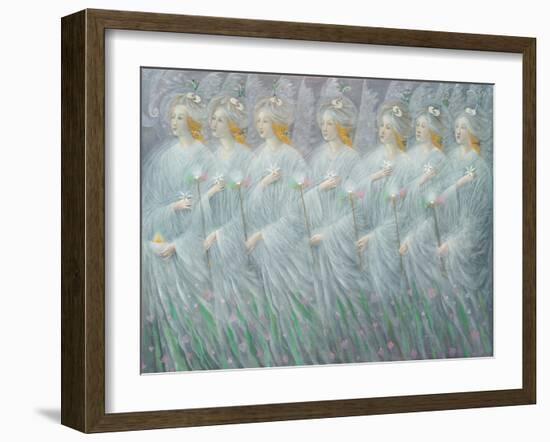 The Revelations of Spring , right panel-Annael Anelia Pavlova-Framed Giclee Print