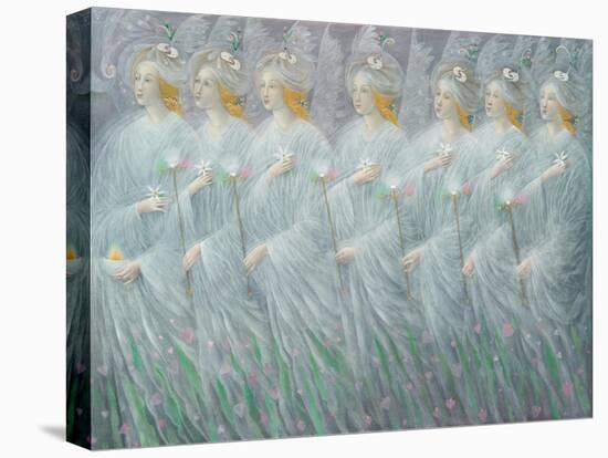 The Revelations of Spring , right panel-Annael Anelia Pavlova-Stretched Canvas