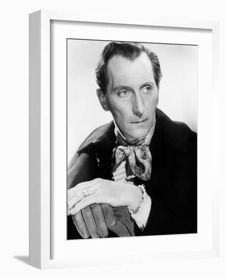 The Revenge of Frankenstein, Peter Cushing, 1958-null-Framed Photo