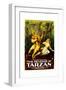 THE REVENGE OF TARZAN, from left: Gene Pollar, Karla Schramm, 1920-null-Framed Premium Giclee Print