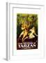 THE REVENGE OF TARZAN, from left: Gene Pollar, Karla Schramm, 1920-null-Framed Art Print