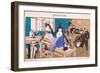 The Revenge of the Animals, Caricature of Vivisection, 1909-null-Framed Giclee Print