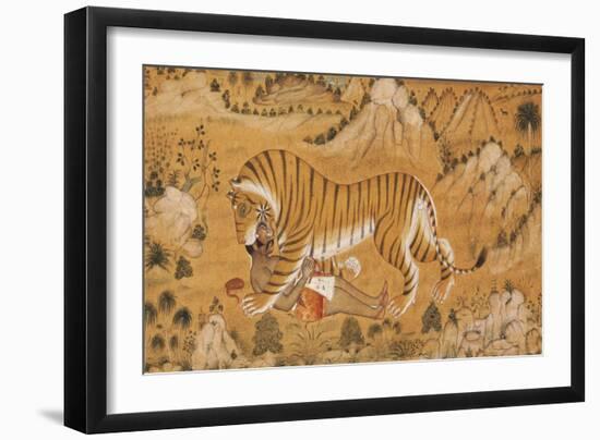 The Revenge of the Hunted Devgarh, circa 1780-null-Framed Giclee Print