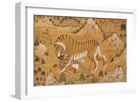 The Revenge of the Hunted Devgarh, circa 1780-null-Framed Giclee Print