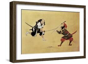 The Revenge of the Soga Brothers-null-Framed Art Print