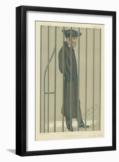 The Reverend Arthur Tooth, the Christian Martyr, 10 February 1877, Vanity Fair Cartoon-Sir Leslie Ward-Framed Premium Giclee Print