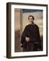 The Reverend C J Vaughan, Dd-George Richmond-Framed Giclee Print