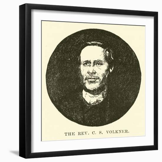 The Reverend C S Volkner-null-Framed Giclee Print