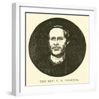 The Reverend C S Volkner-null-Framed Giclee Print