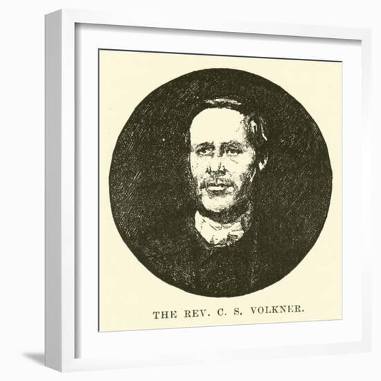 The Reverend C S Volkner-null-Framed Giclee Print