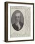 The Reverend Dr F H Chase, New Vice-Chancellor of Cambridge-null-Framed Giclee Print