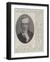 The Reverend Dr F H Chase, New Vice-Chancellor of Cambridge-null-Framed Giclee Print