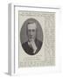 The Reverend Dr F H Chase, New Vice-Chancellor of Cambridge-null-Framed Giclee Print