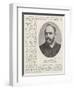 The Reverend H Wilson, Founder of the Red House-null-Framed Giclee Print