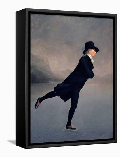 The Reverend Robert Walker Skating on Duddingston Loch, 1795-Sir Henry Raeburn-Framed Stretched Canvas